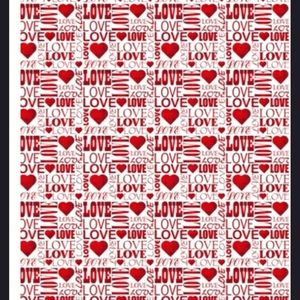 Love words patterns on HTV 12in x 17in